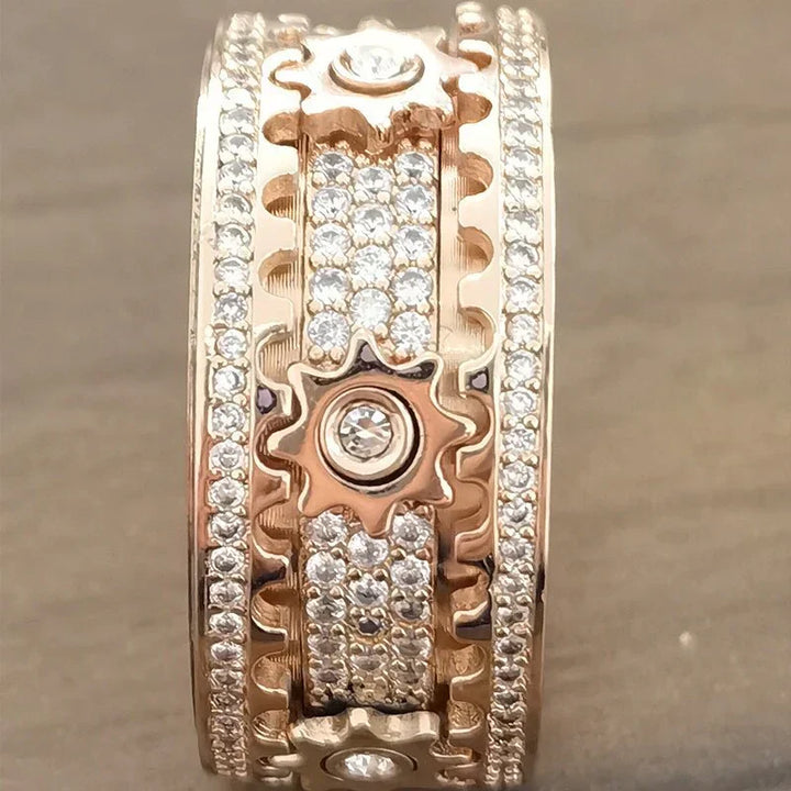 Prachtig unisex sieraad: de Spinfinity anti-stress draairing. Een stijlvolle ring voor meer focus.