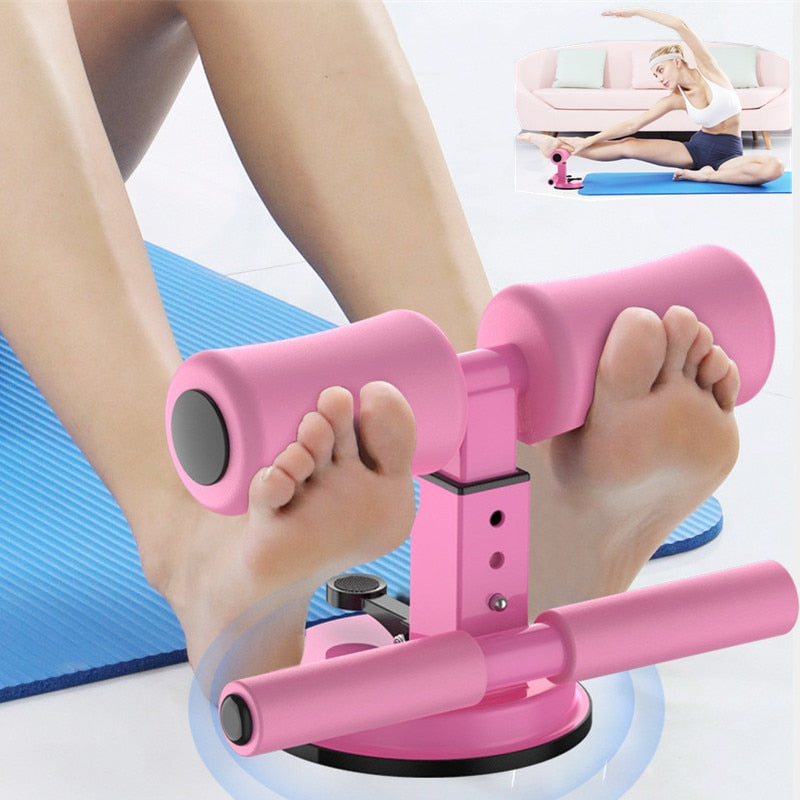 Unisex fitness apparaat voor stretchen, buikspieroefeningen en opdrukken thuis. Perfecte thuisgym oplossing.