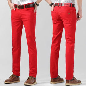 Stijlvolle gekleurde Milan herenbroek. Veelzijdig en comfortabel, perfect voor casual en formele looks.