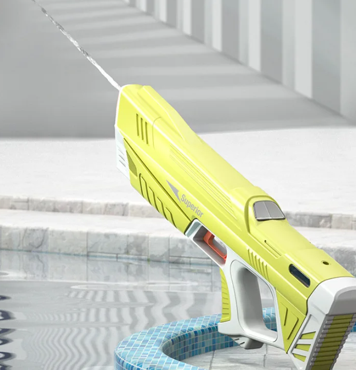 Buitenspeelgoed: Automatisch Watersplash waterpistool voor spannende watergevechten, ideaal voor strand, tuin en feest.