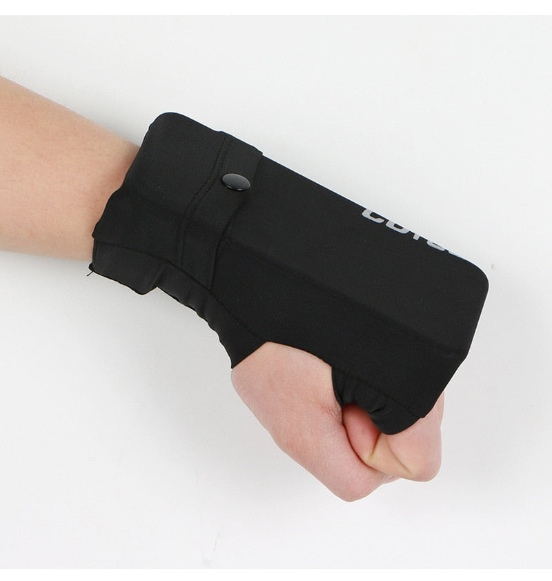 Sportband telefoonhouder voor hardlopen, gym en outdoor activiteiten.