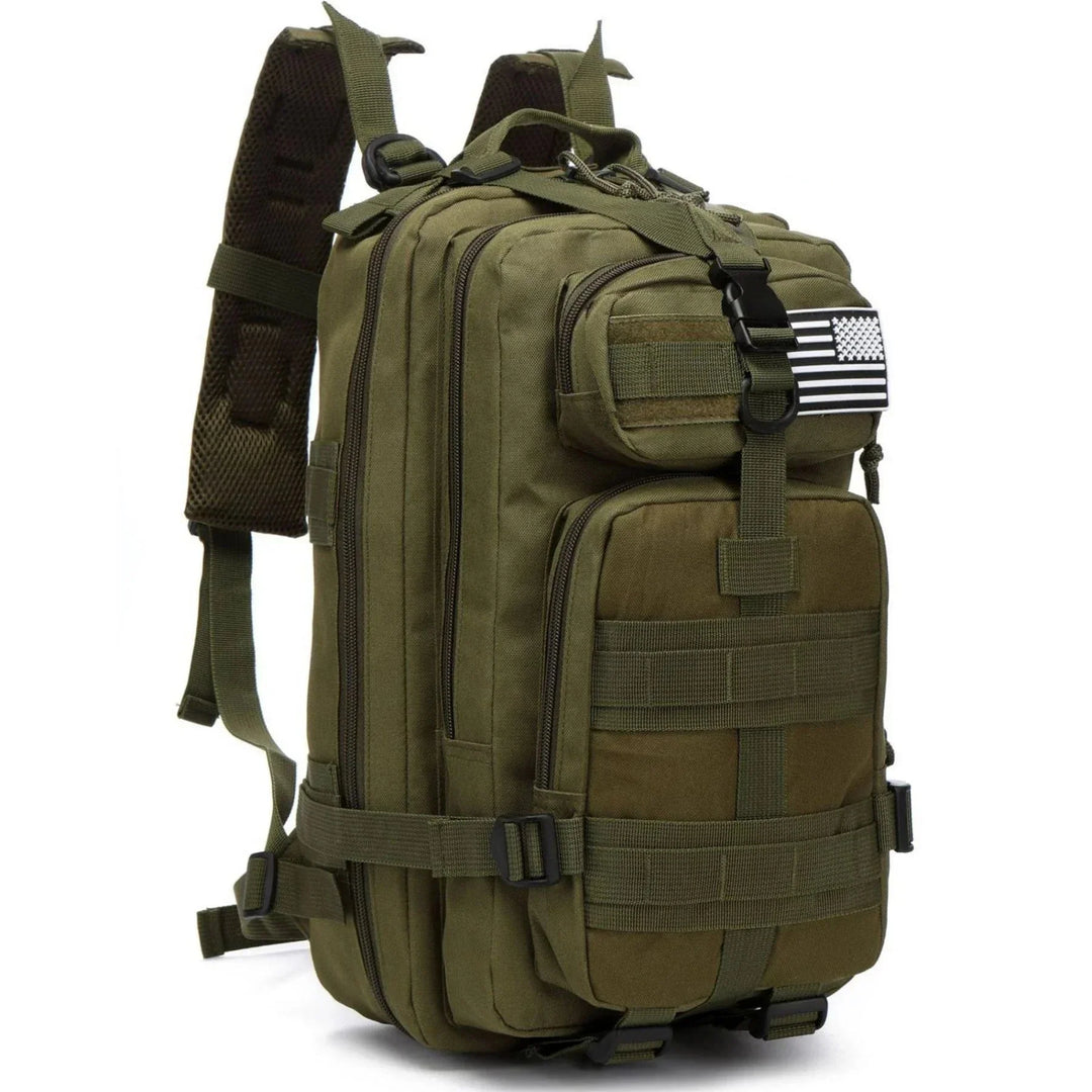 Grote TrailPro militaire rugzak 50L, waterbestendig, ideaal voor survival, jagen en vissen.