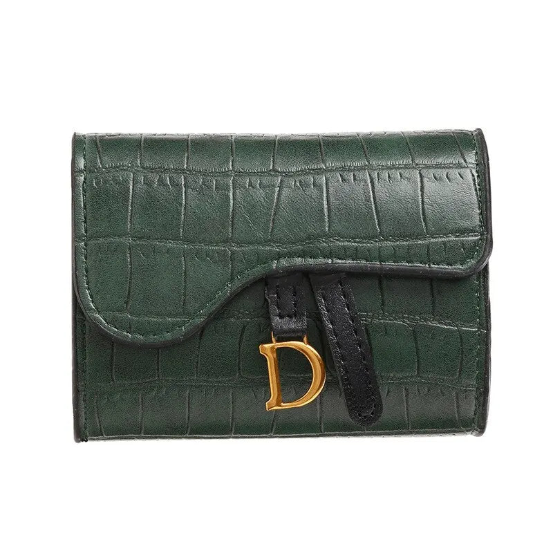 Elegant compacte dames portemonnee met kaarthouder. Een stijlvolle PU-leren accessoire voor elke gelegenheid.