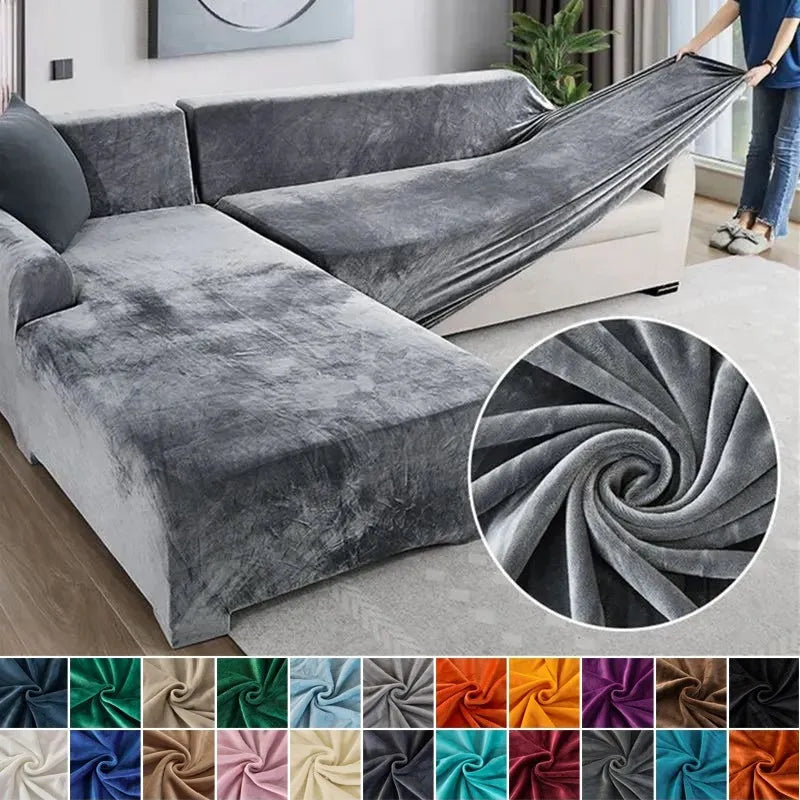 Multifunctionele elastische bankhoes, beschermt en verfraait je bank. Past in elk interieur door zijn diverse kleuren.
