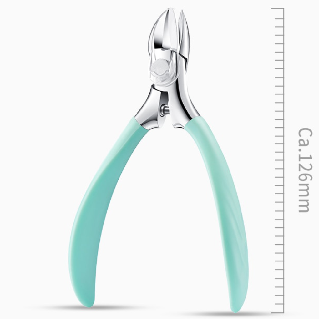 Dikke nagelknipper, ergonomisch ontworpen, voor comfortabele pedicure en de behandeling van ingegroeide nagels.