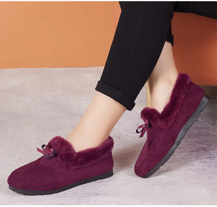 Khaki dames pantoffels, antislip, zacht en warm, ideale binnenhuis schoenen.
