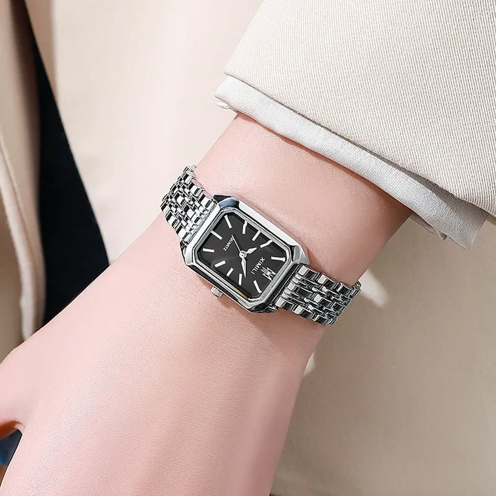 Tijdloos dames quartz horloge, elegant en veelzijdig, past bij elke stijl.