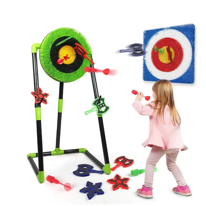 Magnetisch dartbord voor kinderen met darts, veilig familie speelplezier binnen en buiten.