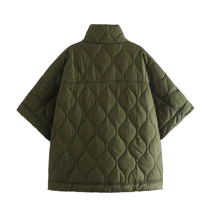 Comfortabele polyester dames bodywarmer, gewatteerd en ademend, perfect voor een sportieve of casual look.