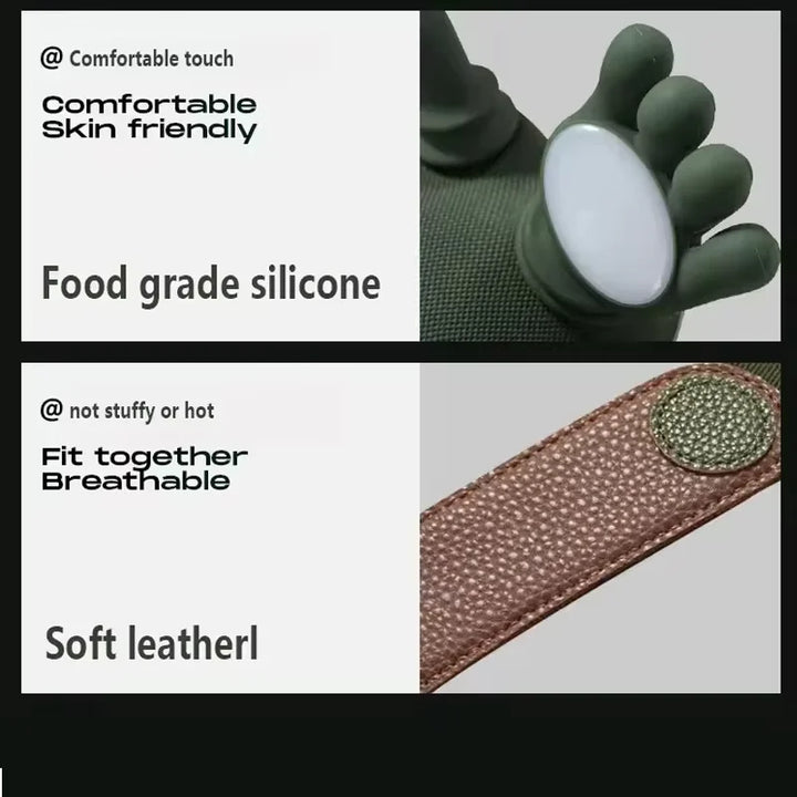 Zwarte draagbare 4D shiatsu nek- & schoudermassager met bedieningspaneel en rustgevende warmte.
