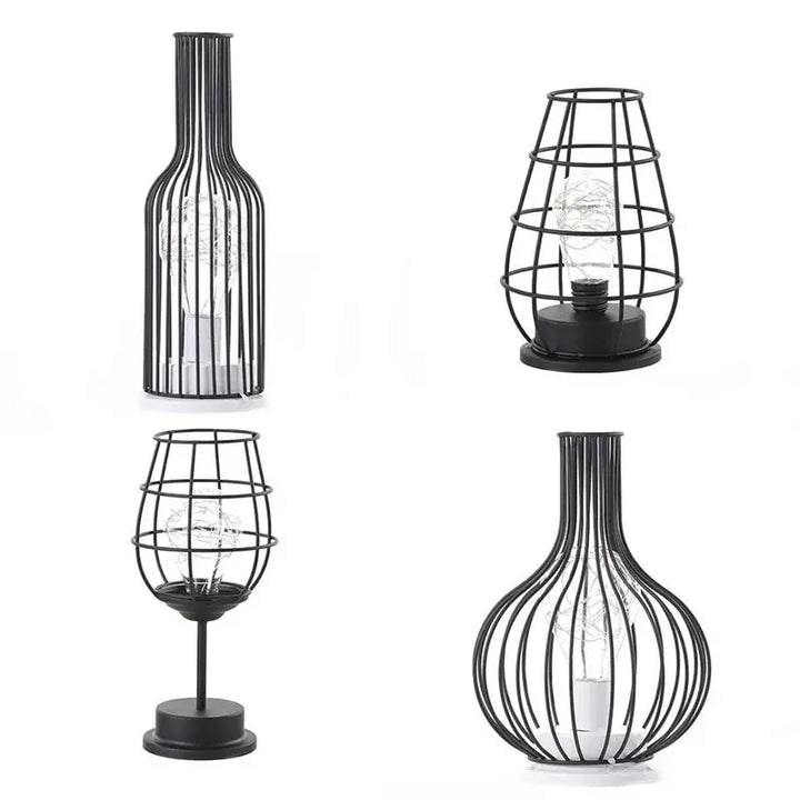 Compacte draadloze LED sfeerlamp met warmwit licht, veelzijdig inzetbaar als decoratie.