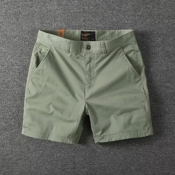Matteo heren chino shorts, comfortabel en stijlvol. De ideale keuze voor een moderne zomerse vrijetijdslook.