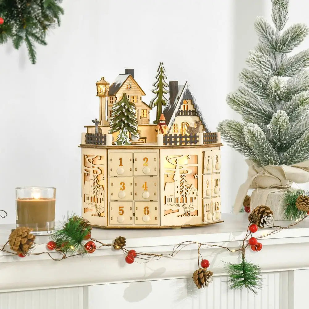 Adventskalender voor dames met diverse stijlvolle kettingen en verstelbare ringen, perfect kerstcadeau.