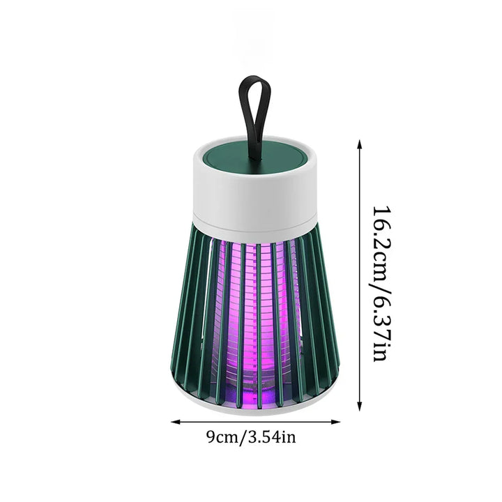 Zorgeloos muggenvrij met deze universele LED muggenlamp. Draagbare UV insectenverdelger, stil en USB oplaadbaar.