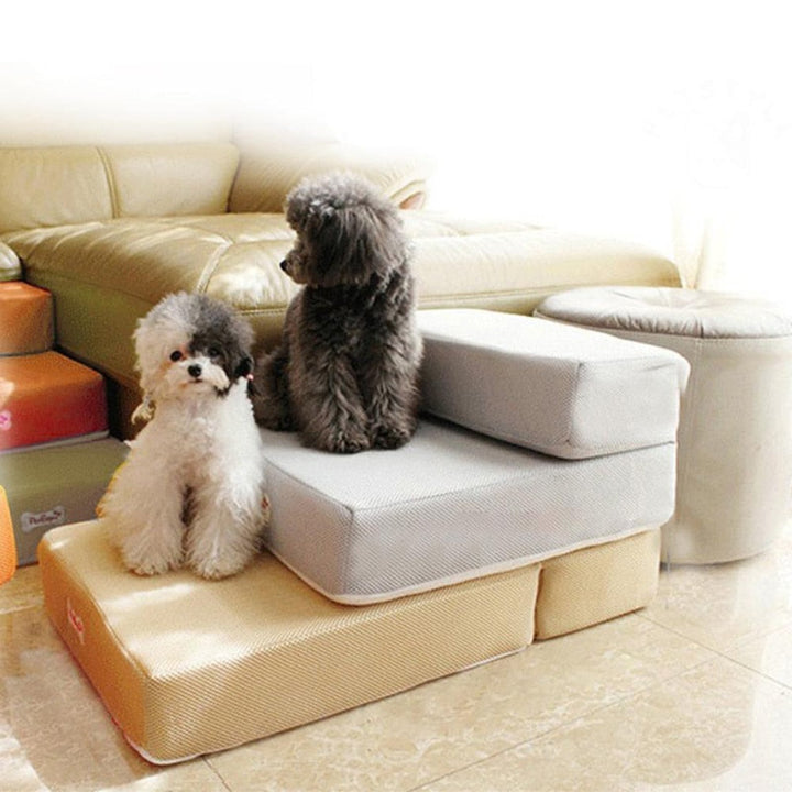 Compacte hondentrap met 2 lagen; ideaal voor kleine honden en puppy's.