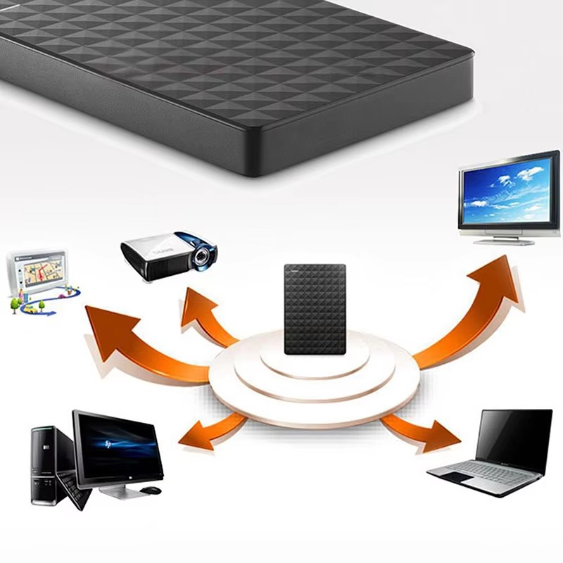 Veelzijdige 2TB externe harde schijf, snel en compatibel via USB 3.0 voor al je gegevens.