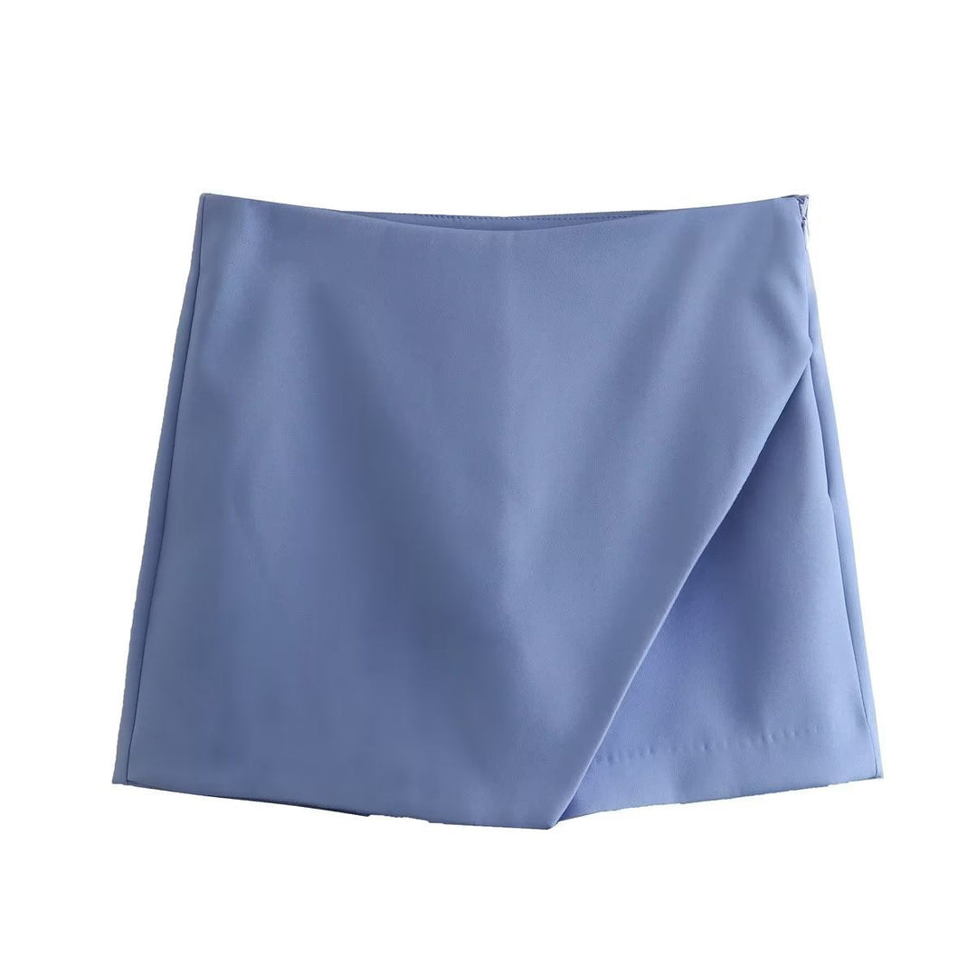 Stijlvol Dames Zofie broekrokje. Trendy zomer kleding, asymmetrisch en comfortabel.