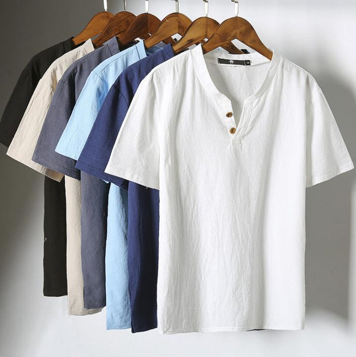 Heren zomer T-shirt: luchtig, stijlvol & comfortabel. Perfect voor casual warme dagen.