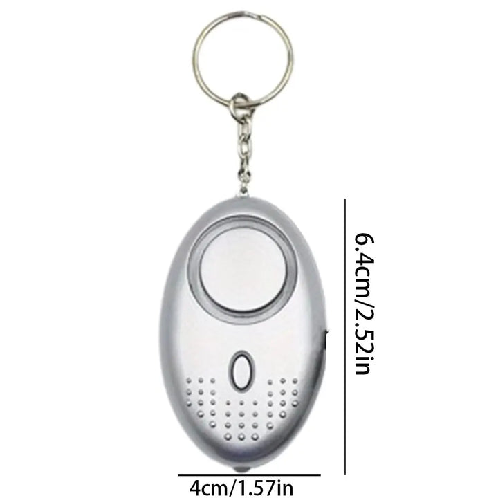 Handzaam persoonlijk veiligheidsalarm, 130 dB luid, met heldere LED-verlichting voor optimale bescherming.