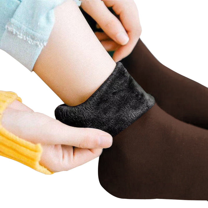 Detailfoto van zachte, naadloze unisex thermosokken; de ultieme oplossing voor warme en comfortabele voeten.
