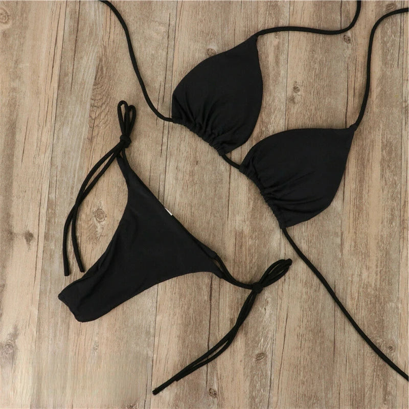Zomerbikini voor dames, met Microtan technologie voor egale bruining; comfortabele strandmode.