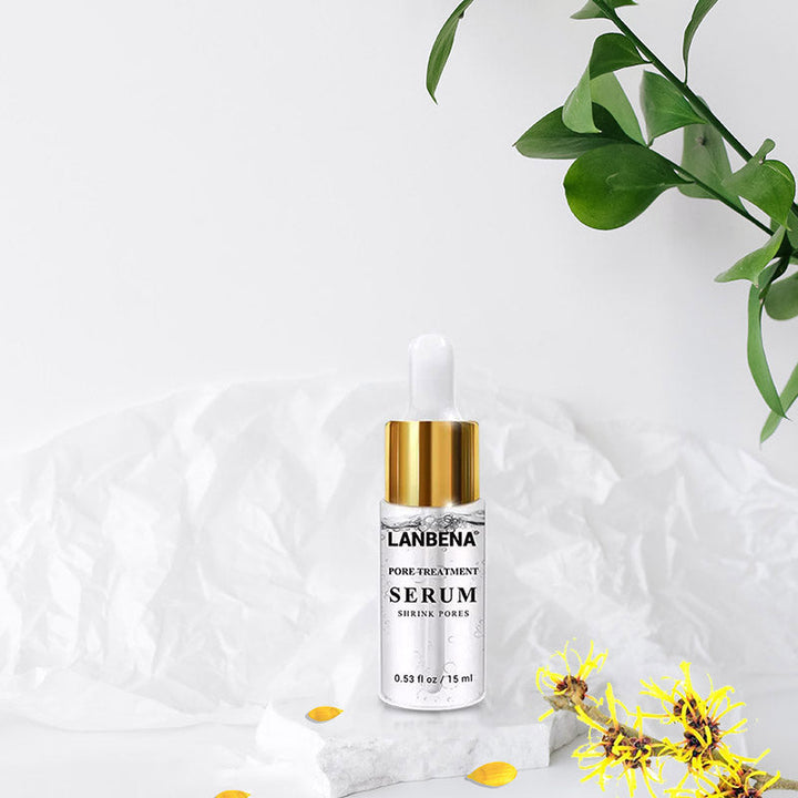 Twee flacons poriën verfijnend serum (1+1 GRATIS) voor langdurige, egale gezichtshuid zonder onzuiverheden.