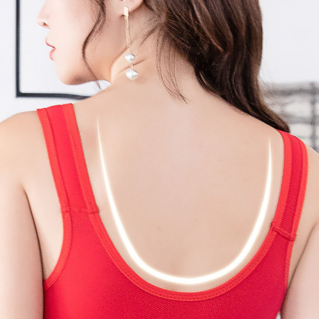 Comfortabele push-up bh voor dames met innovatieve voorsluiting en stevige drukknopen.