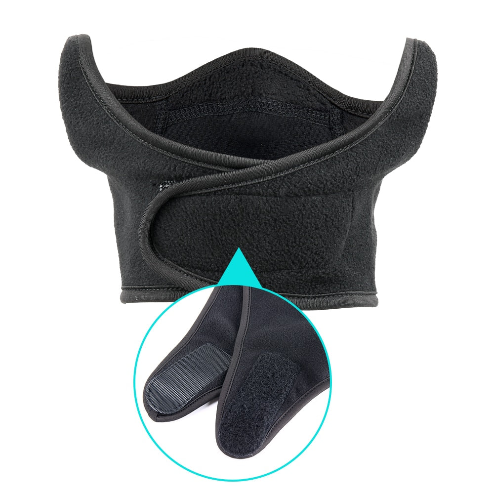 Warme thermische gezichts- en halsbescherming voor motorrijden, fietsen en wintersport. Unisex, tegen koud weer.