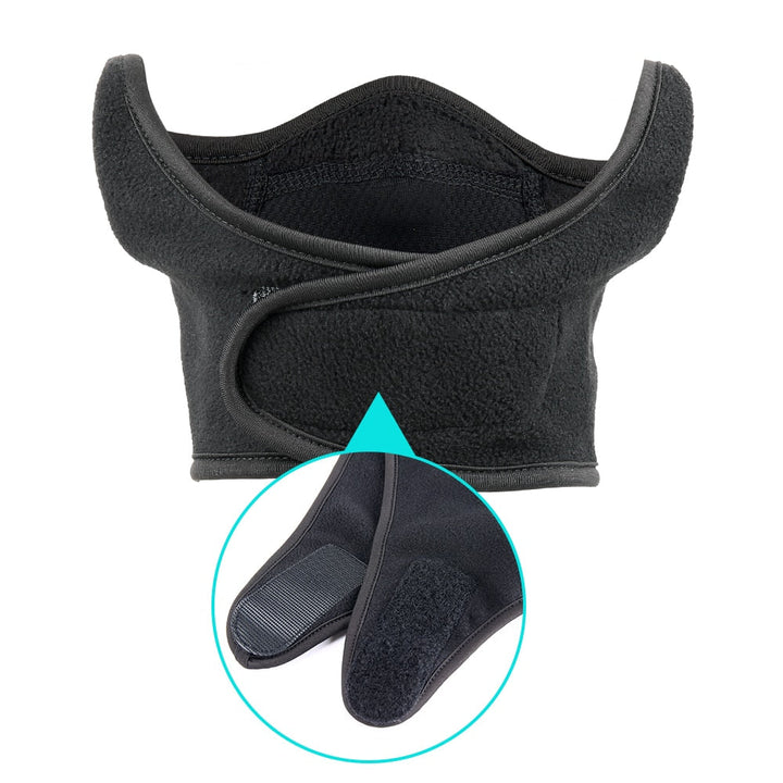 Warme thermische gezichts- en halsbescherming voor motorrijden, fietsen en wintersport. Unisex, tegen koud weer.