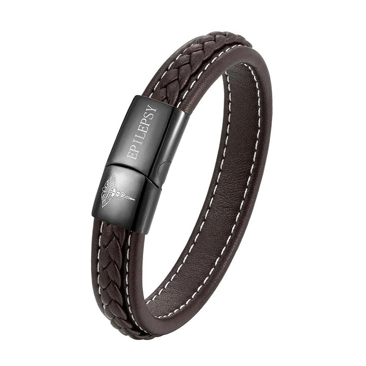 Discrete heren medische alert armband, RVS, een essentieel sieraad voor jouw veiligheid.