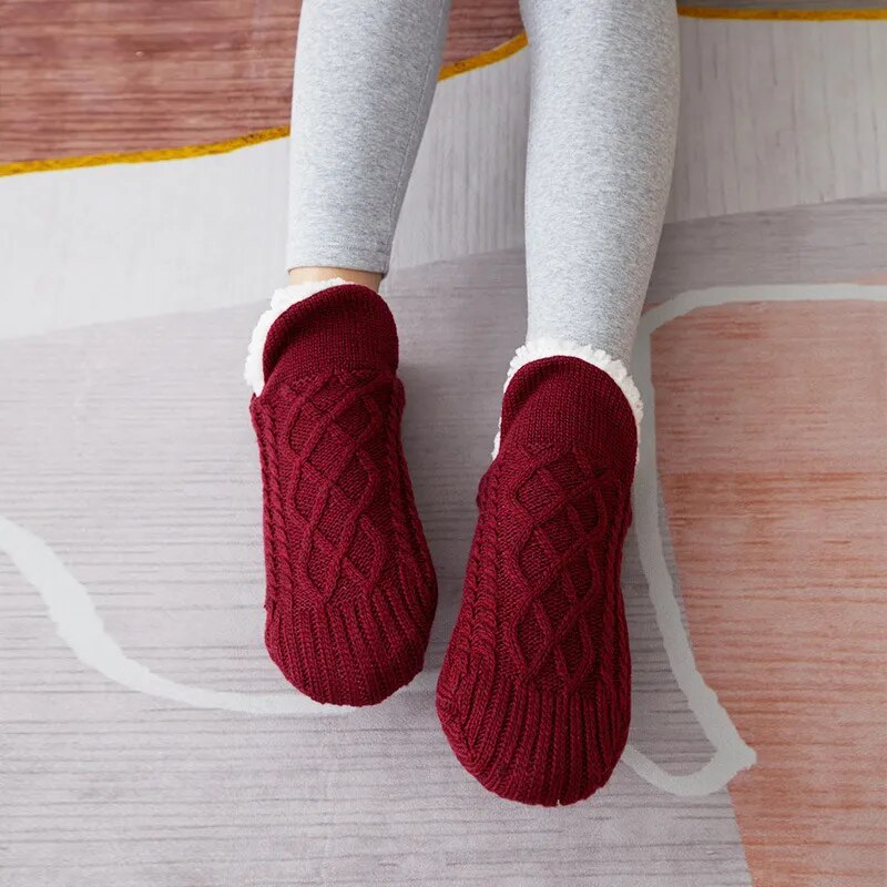 Extra dikke kasjmier huissokken voor warme voeten. Comfortabele unisex wintersokken, CozySteps collectie.