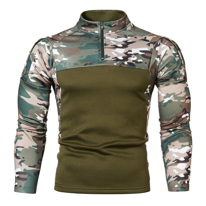 Comfortabele heren camouflage trui Jonah met zachte stof en lange mouwen, perfect voor outdoor en casual dragen.