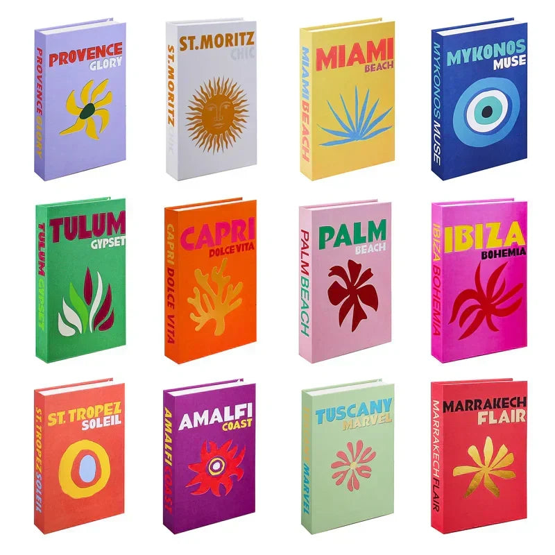 Stijlvol salontafelboek, luxe bohemian interieurdecoratie voor de woonkamer.