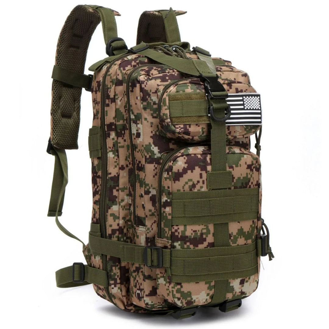 Hoofdvak van TrailPro tactische rugzak 30L geopend, toont ruime opslagcapaciteit.