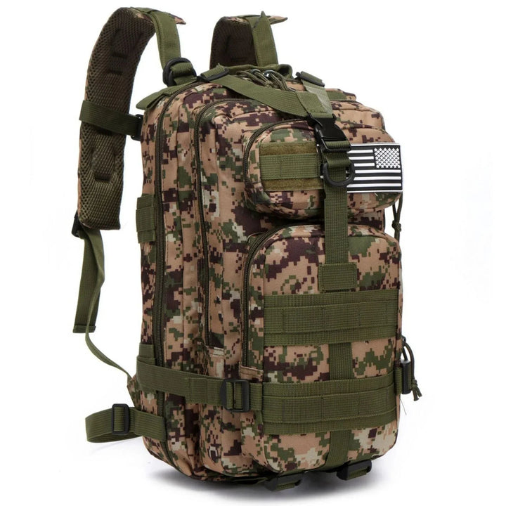 Hoofdvak van TrailPro tactische rugzak 30L geopend, toont ruime opslagcapaciteit.