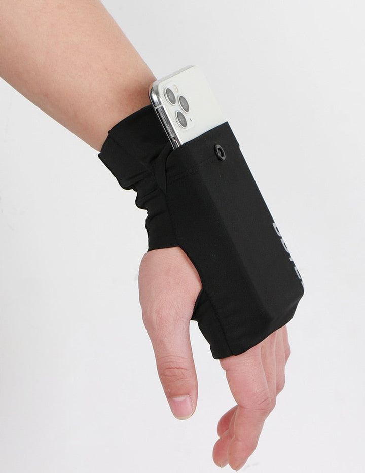 Unisex hardloop telefoonhouder armband, handsfree sporten en fitness.