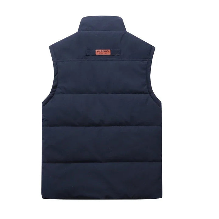 Comfortabele heren bodywarmer, ademend en warm mouwloos vest voor winter en koelere dagen. Essentiële bovenkleding.