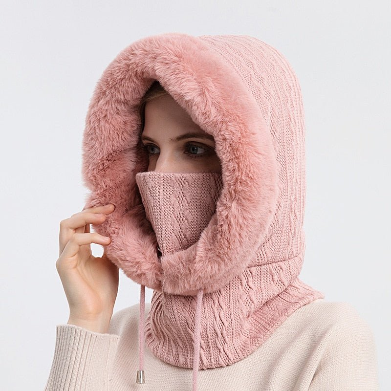 Stijlvolle uniseks wintermuts met sjaal & halswarmer, warm en veelzijdig voor de winter.