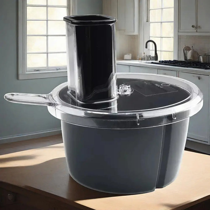 MixWerk snijset voor Thermomix TM6 & TM5. Multifunctionele groentesnijder en kaasrasp, essentieel keukenaccessoire.