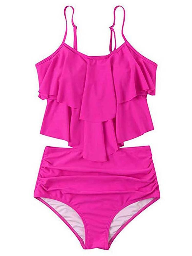 Zomerse high waist bikini Hetty, comfortabel voor elk lichaam. Stijlvolle dames zwemkleding voor strand & zwembad.
