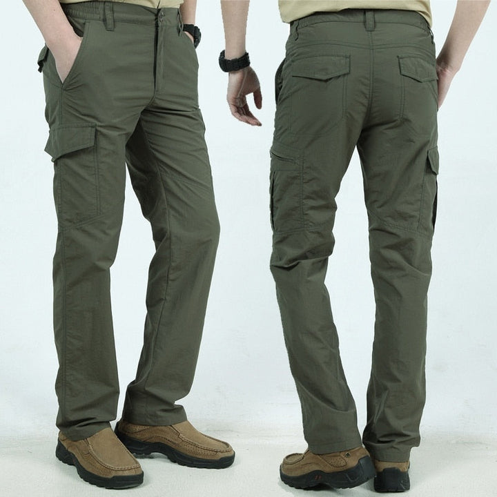 Heren cargo broek Eddy, comfortabel & functioneel voor outdoor avontuur en vrije tijd. Robuust ontwerp.