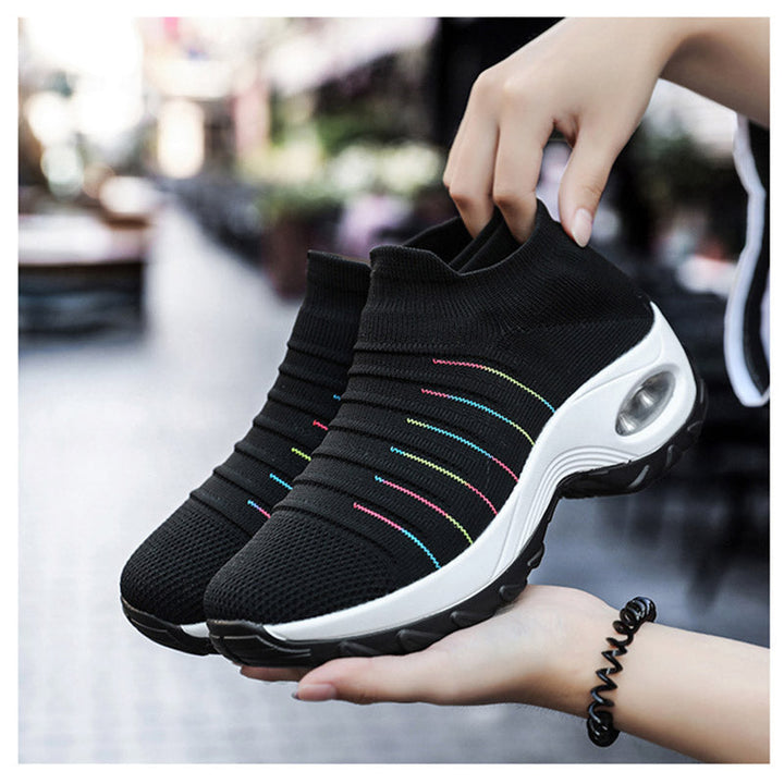 FeetyGO AIR COLOR dames instap sneakers. Flexibele pasvorm en zachte demping voor comfort.