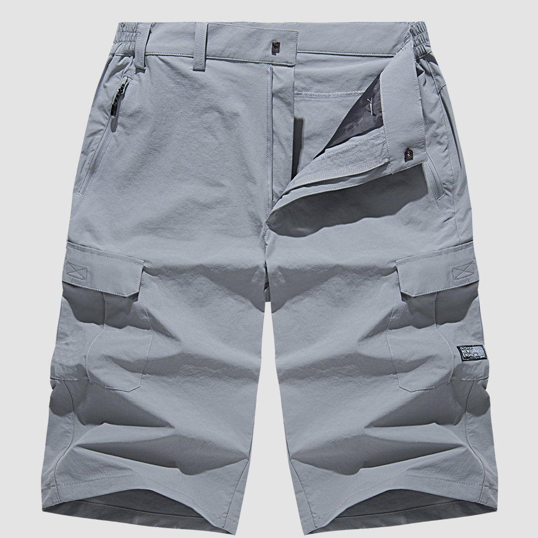 Duurzame mannen cargo shorts als buitenkleding, sneldrogend met ruime zakken voor actieve zomer.