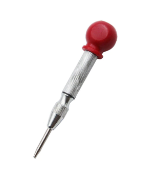 Centerpons met één hand te bedienen, essentieel voor nauwkeurig voorboren en markeren op oppervlakken.