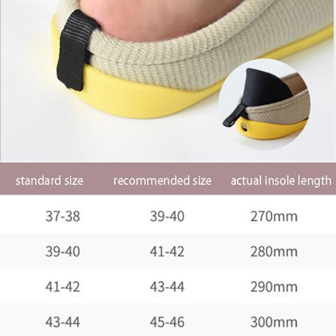 Praktische unisex schoenen met uitneembare zool, perfect als huisschoenen of casual schoeisel voor onderweg.