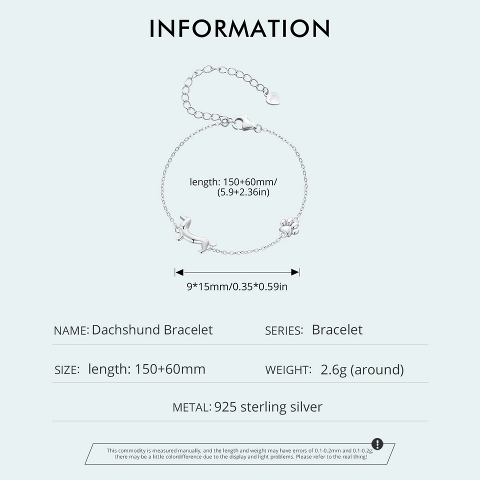 Unieke verzilverde teckel bedelarmband voor dames. Liefdevol cadeau, verstelbaar sieraad voor elke hondenliefhebber.