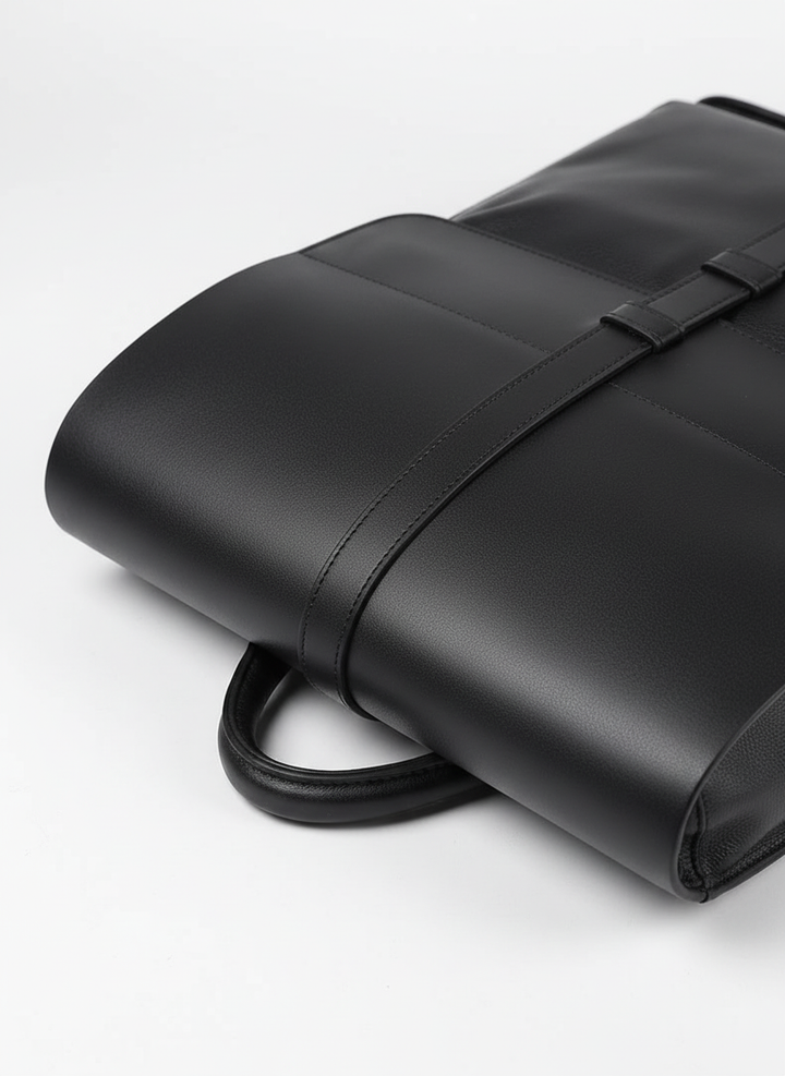 Elegante leren laptoptas: Stijlvol en functioneel voor werk en studie. Geschikt voor dagelijks gebruik en reizen.