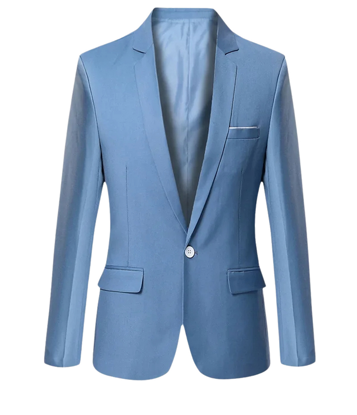 Moderne heren slim fit blazer, een trendy colbert die elke mannenkleding outfit een elegante boost geeft.