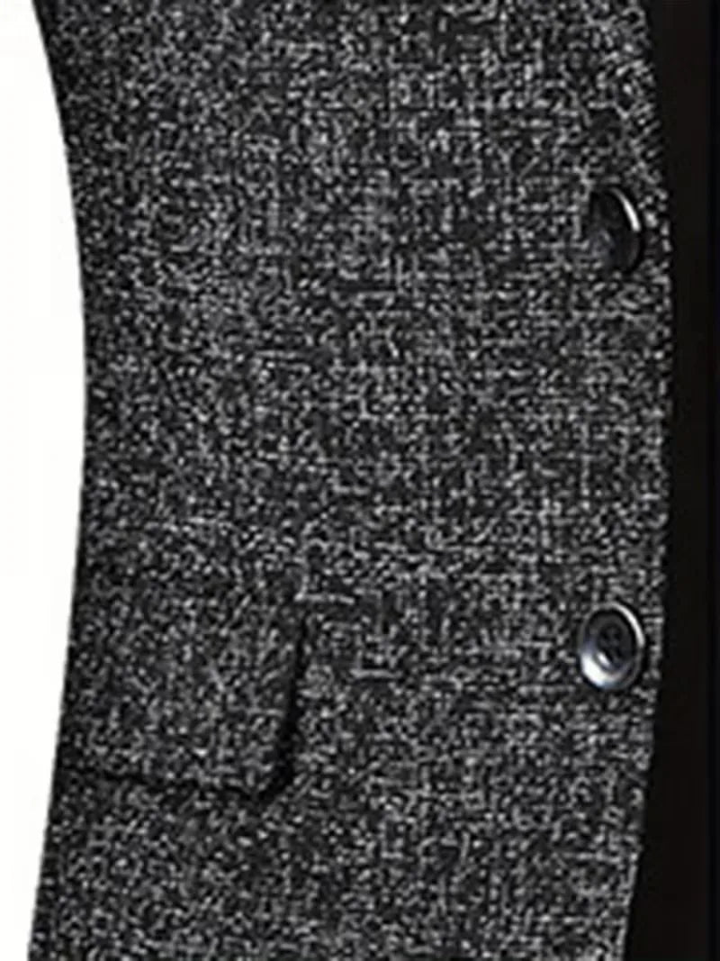 Zakelijke heren blazer, slim-fit met notch revers, kreukvrij materiaal; straalt klasse uit.