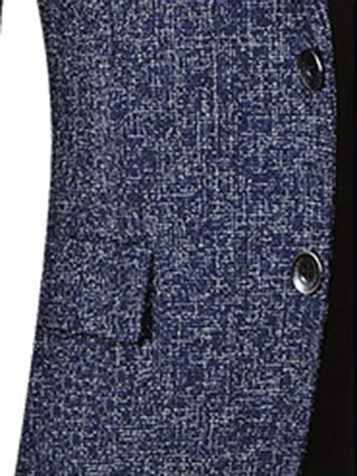 Stijlvolle heren blazer, slim-fit en kreukvrij, ideaal voor een gepolijste zakelijke of casual outfit.
